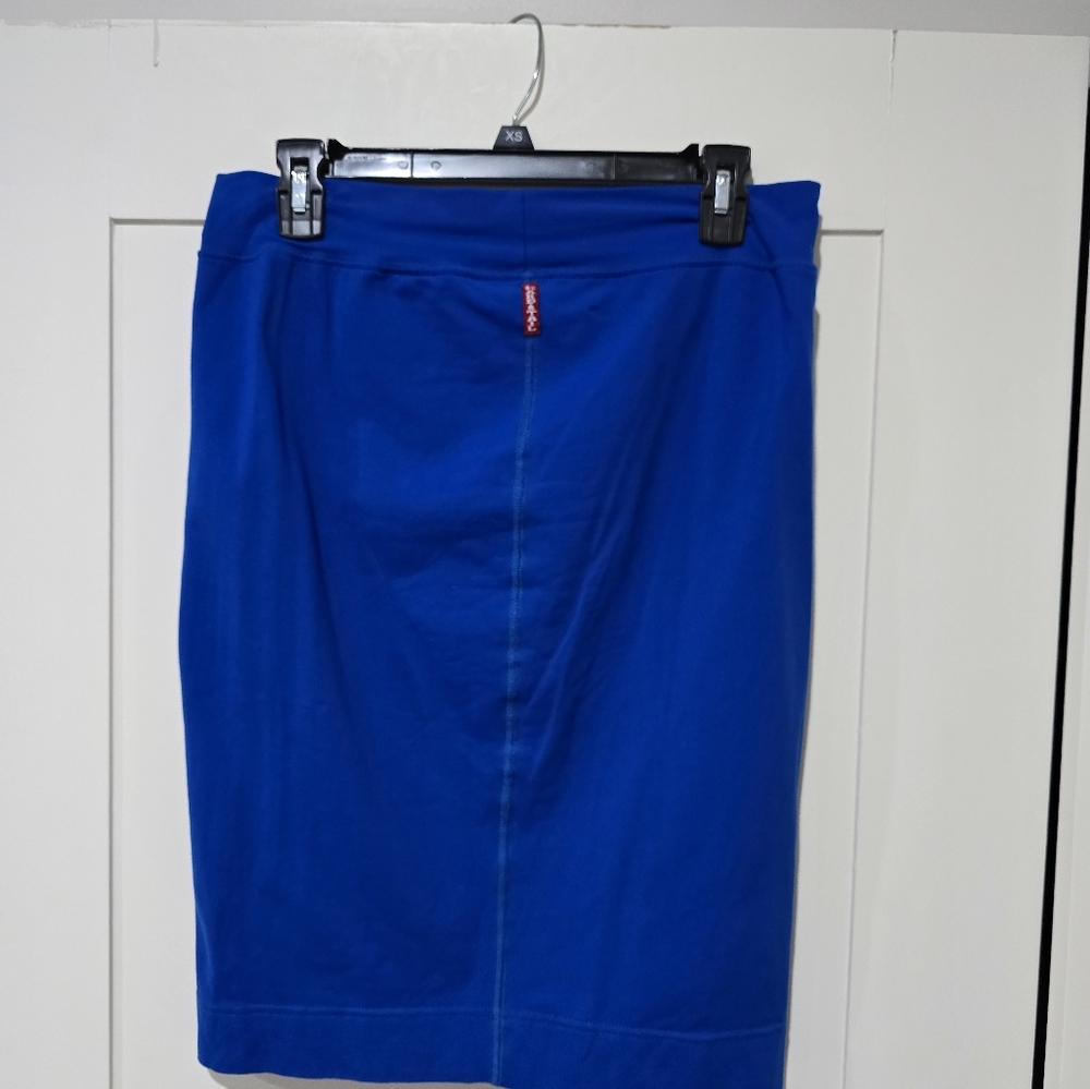 Hard Tail Women’s Royal Blue Stretch pull on Skirt Medium - Picture 6 of 6